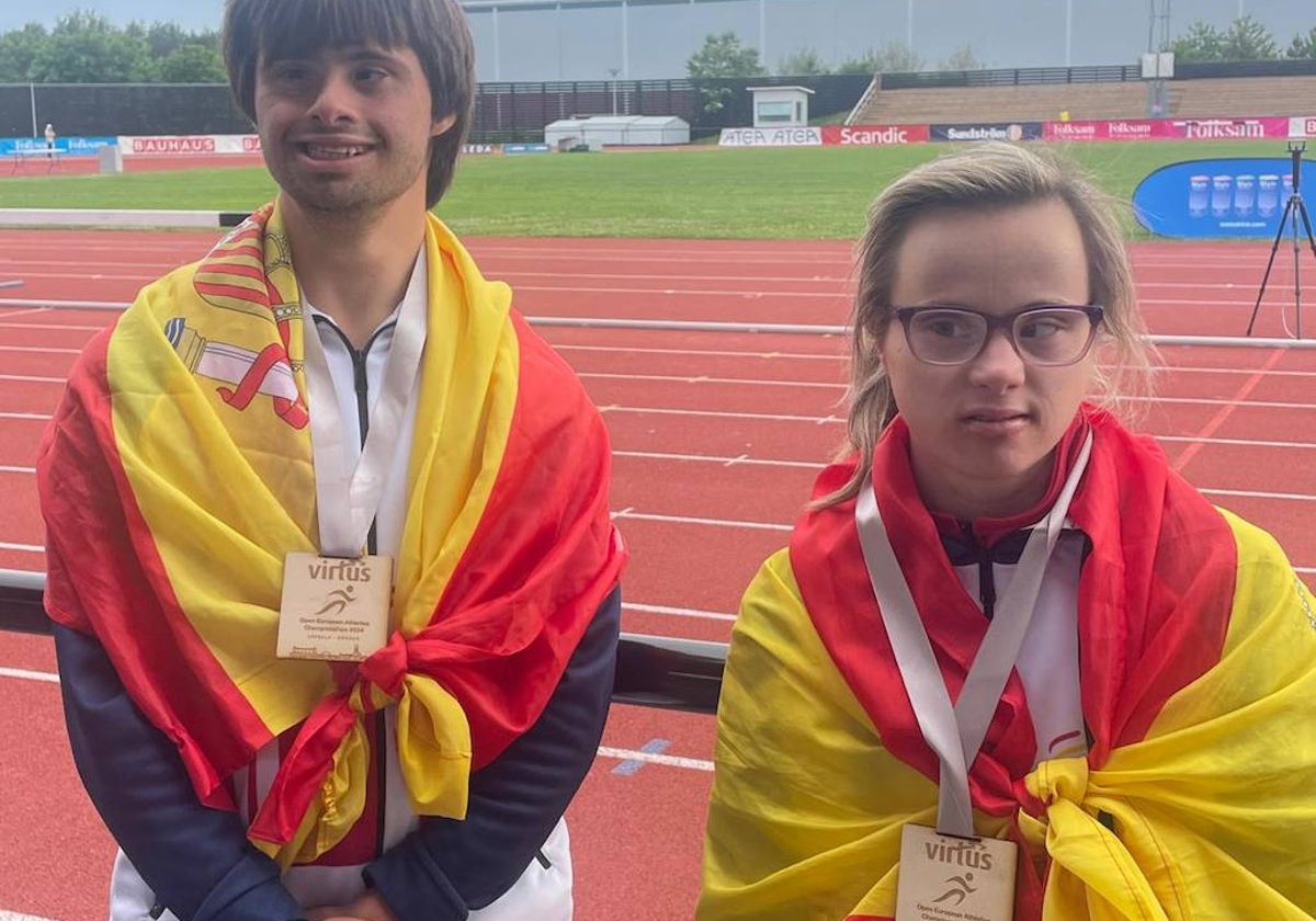 Nicolás Castaño y Blanca Betanzos han logrado tres medallas cada uno en el Europeo Virtus