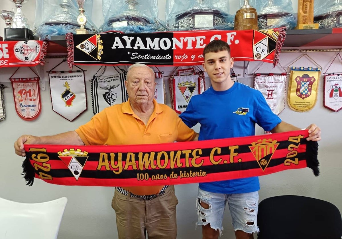 Sergio Macías, fichaje del Ayamonte para esta temporada procedente del Cartaya