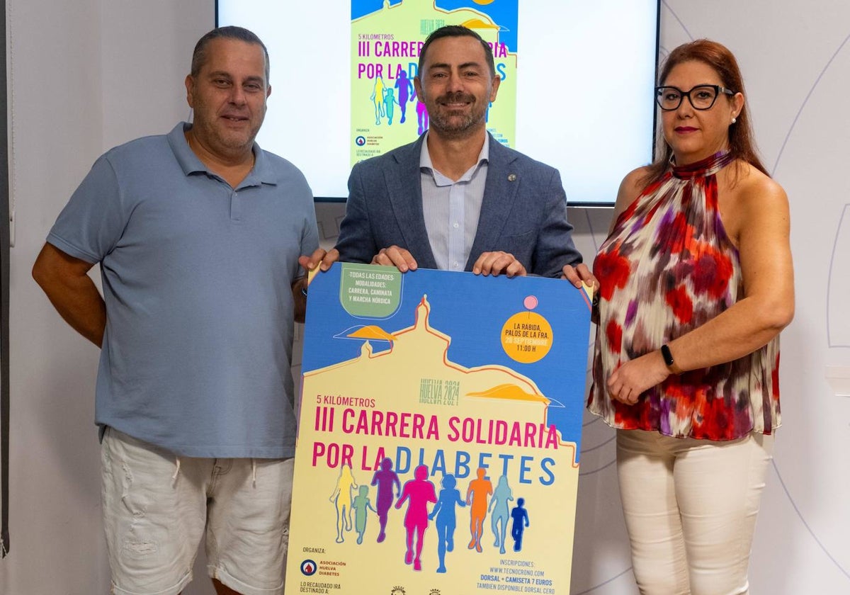 La presentación en la Diputación de Huelva de la III Carrera Solidaria por la Diabetes