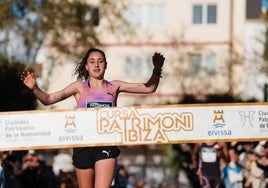Victoria de prestigio para María Forero en la Cursa Patrimoni de Ibiza