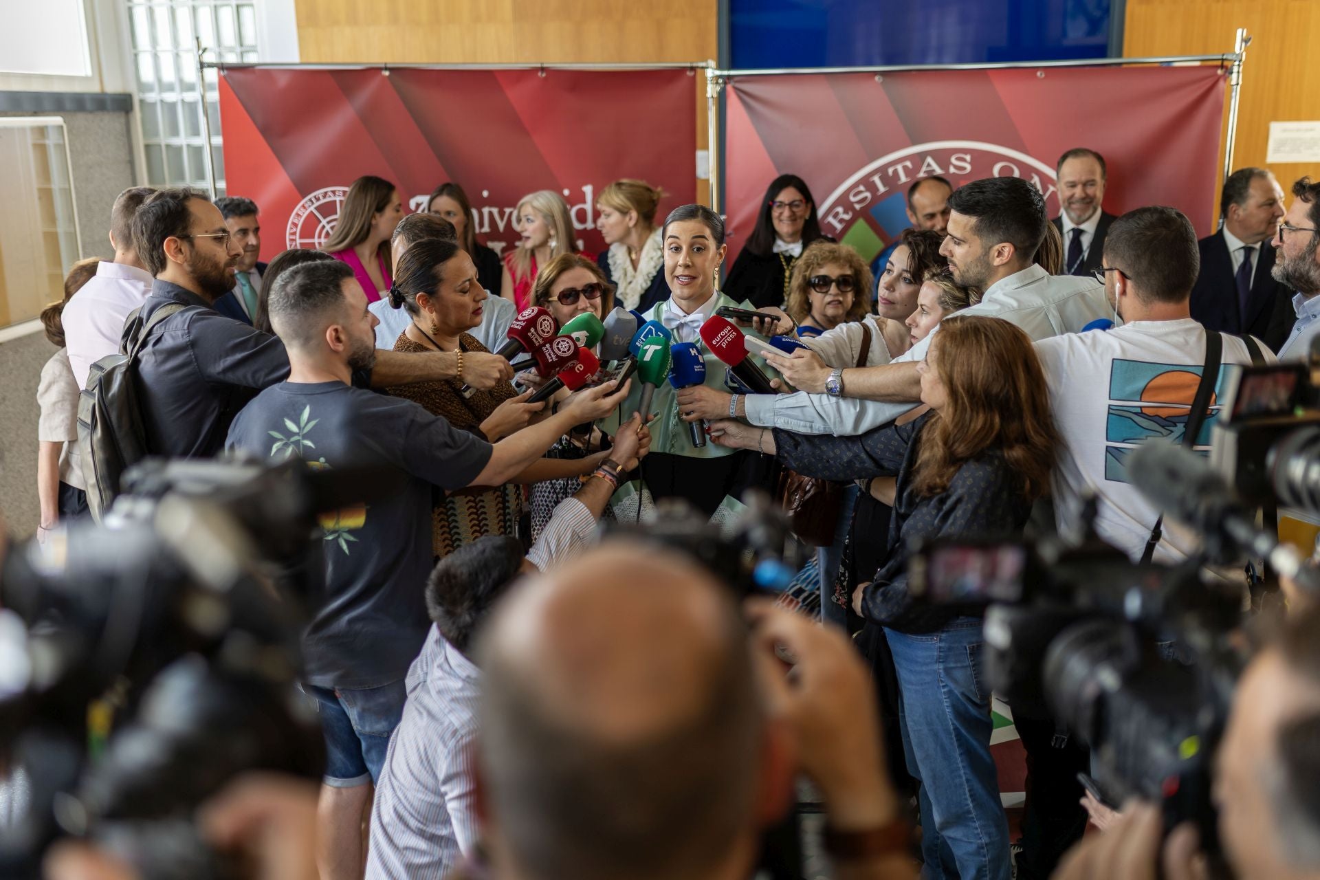 La investidura de Carolina Marín como Honoris Causa, en imágenes