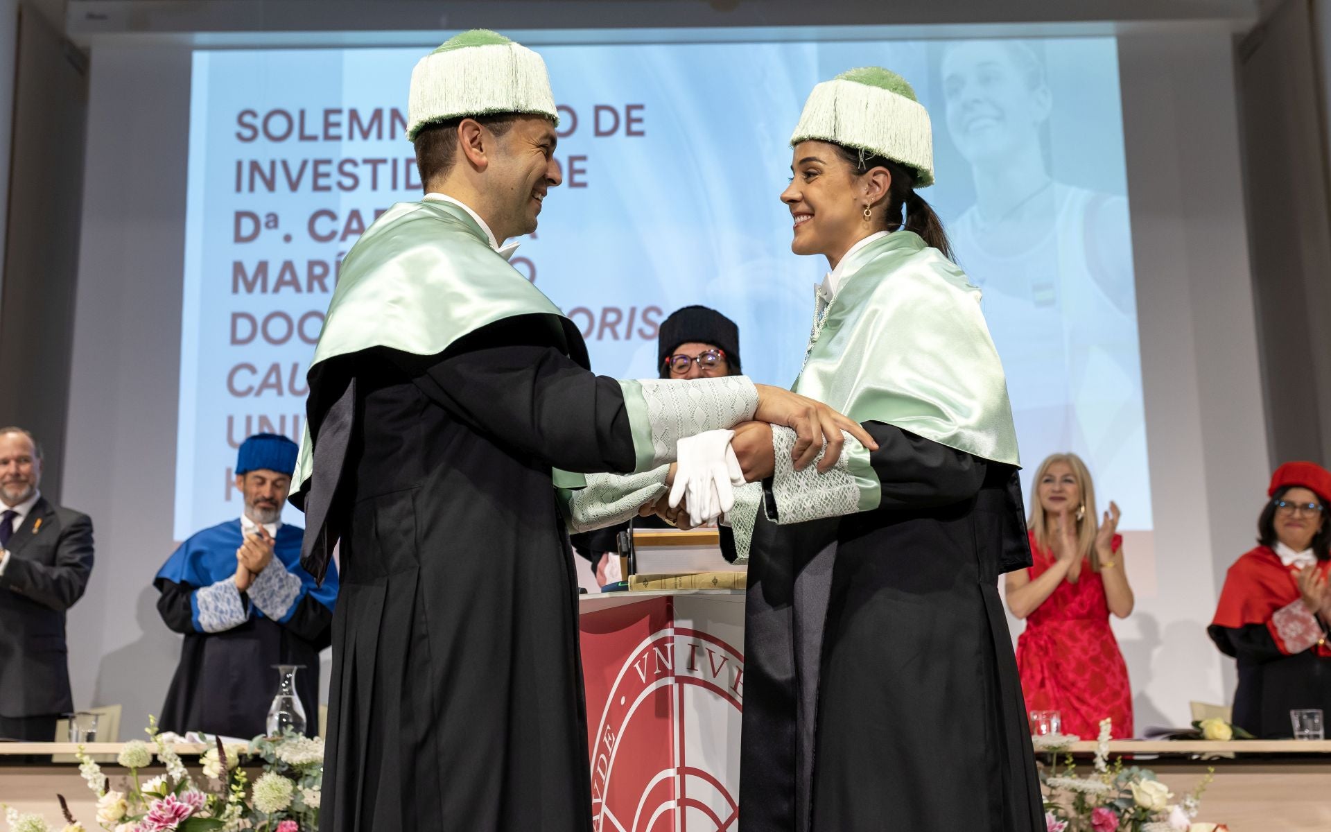 La investidura de Carolina Marín como Honoris Causa, en imágenes