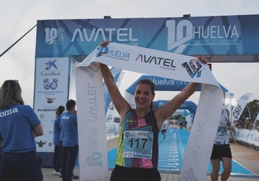 10k Huelva Puerta del Descubrimiento: Mohamed El Gahzouani y Eztefanía Rouco, ganadores