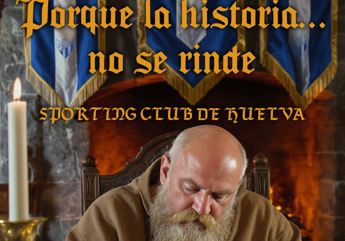 Cartel de la campaña de abonados del Sporting Club de Huelva