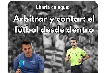 Isaac Fouto y Alejandro Quintero analizan el fútbol en una charla en Huelva