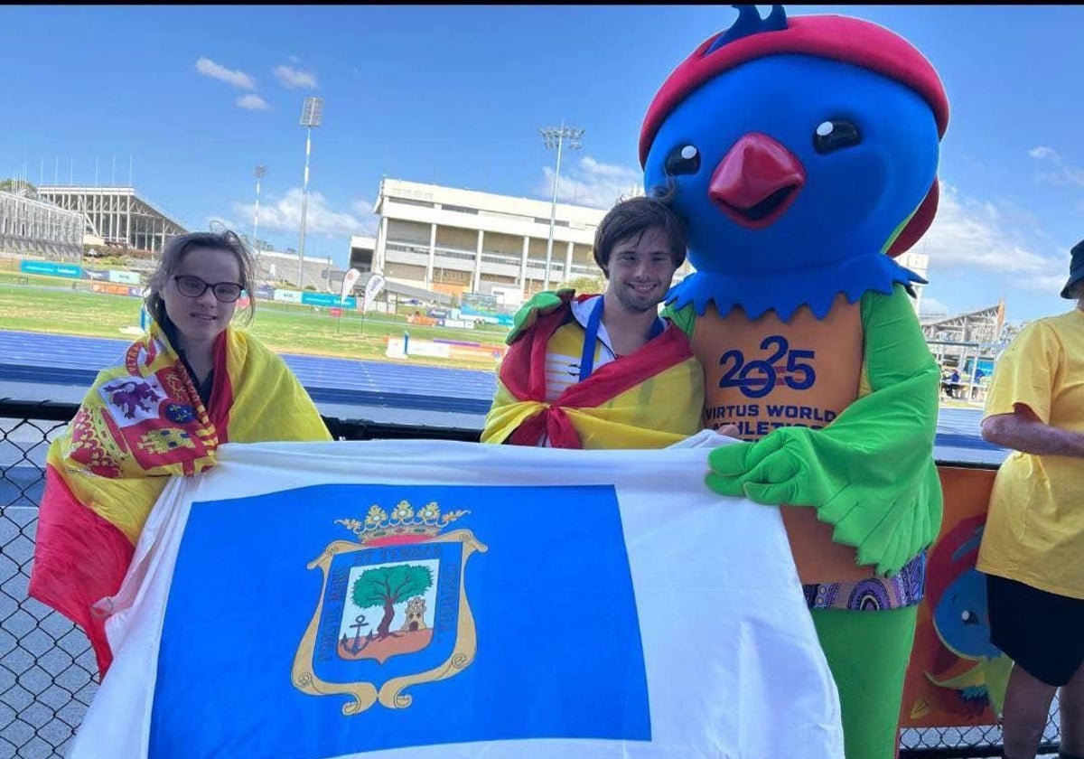 Blanca Betanzos y Nicolás Castaño, dobles medallistas en el Mundial Virtus