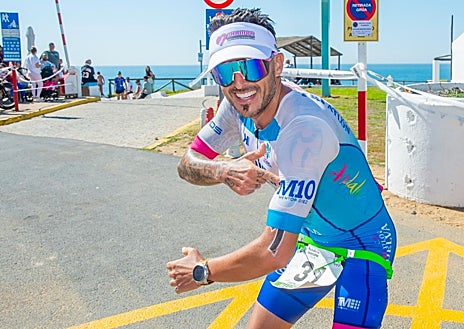 Imagen secundaria 1 - Chamba, en diferentes momentos de la prueba