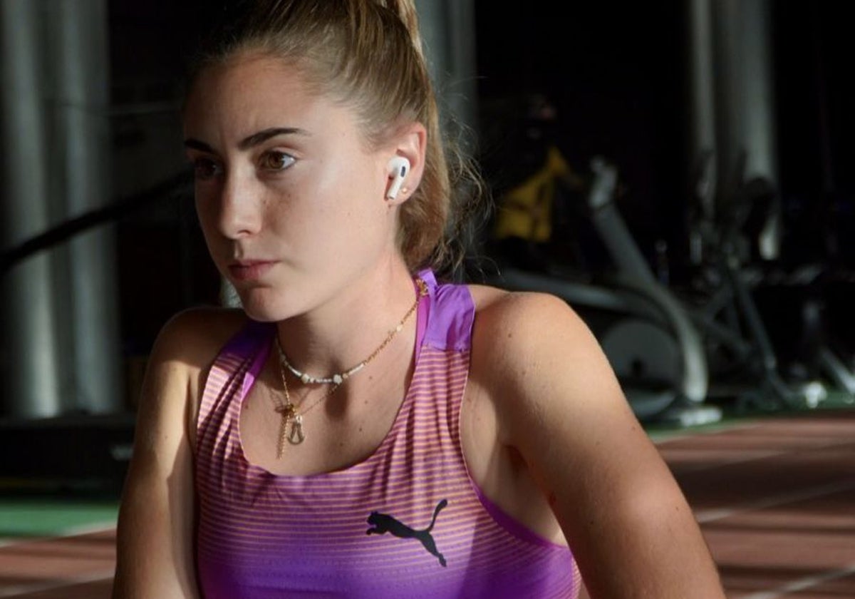 La atleta onubense María Forero