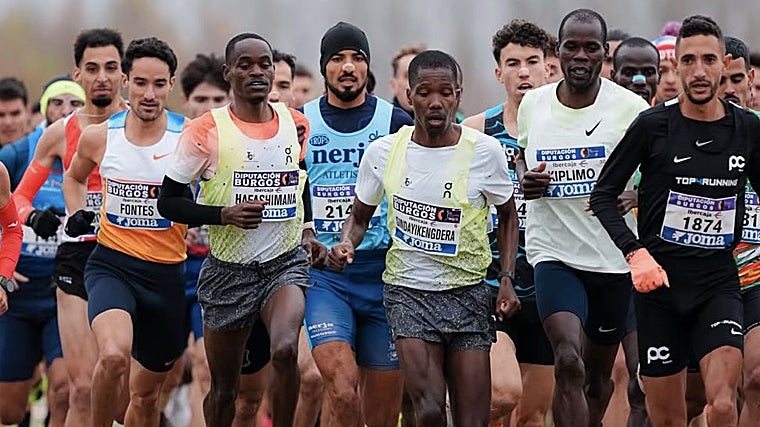 Salida del Cross de Atapuerca