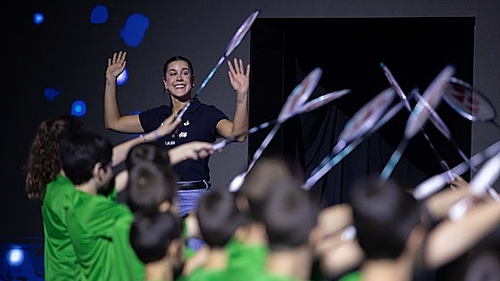 El homenaje a Carolina Marín, en imágenes