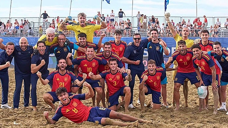España, campeona de Europa de fútbol playa con Brian Hernández, Camacho y Cassano brillando