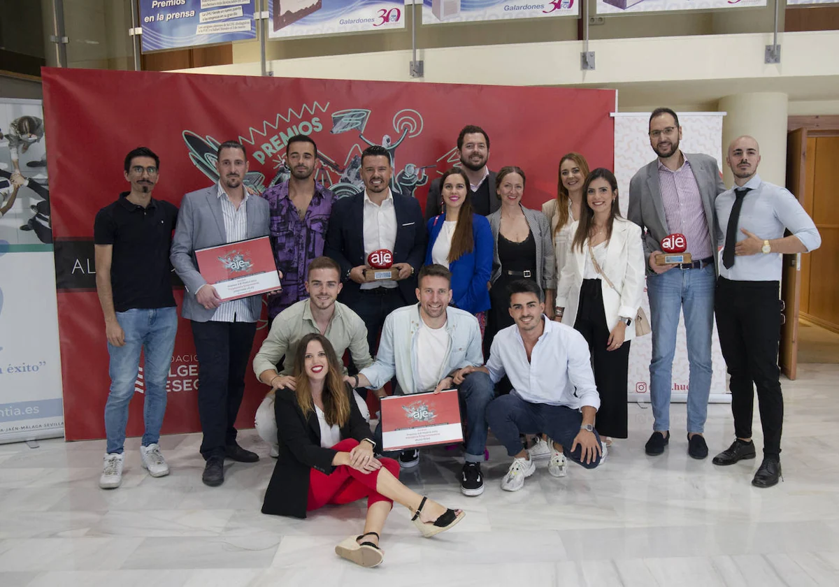 Todos los ganadores y candidatos de esta edición de los premios AJE Huelva