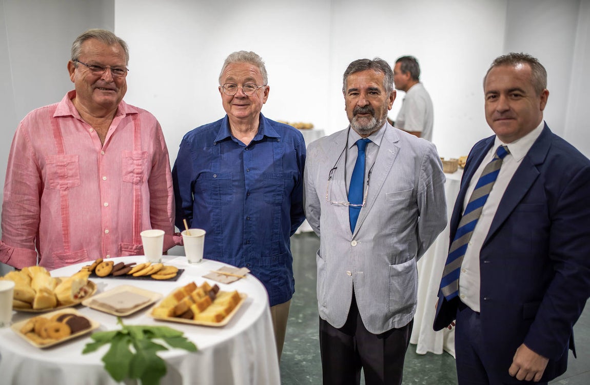 Lorenzo Reyes, Tomás Giménez, Isidoro Ruiz y Manuel Antonio Muriel