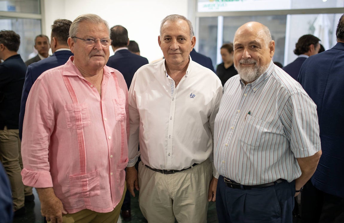 Lorenzo Reyes, Manuel Ángel Bracho y Francisco Javier Contreras