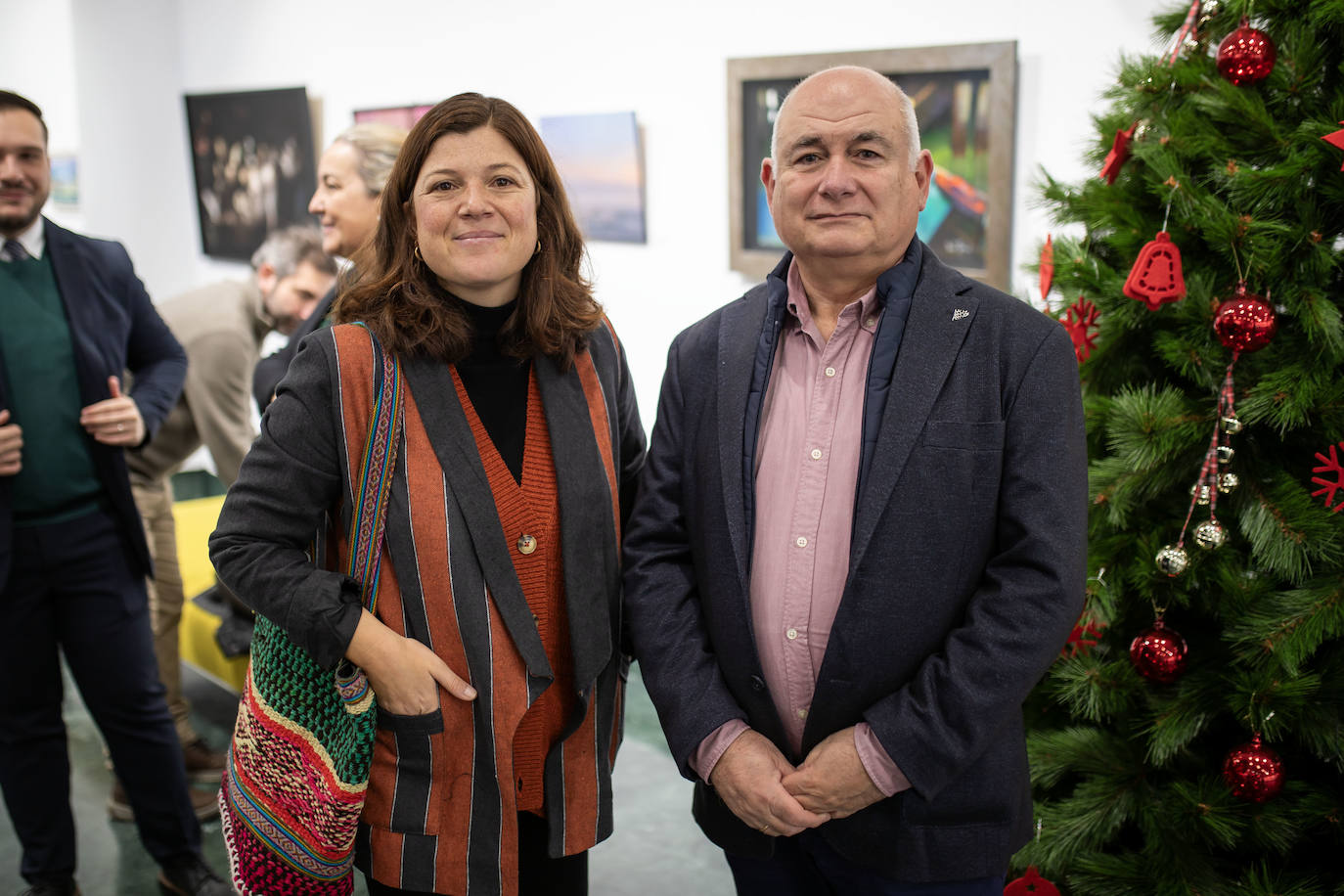 Marta Parias junto a Rafael Romero