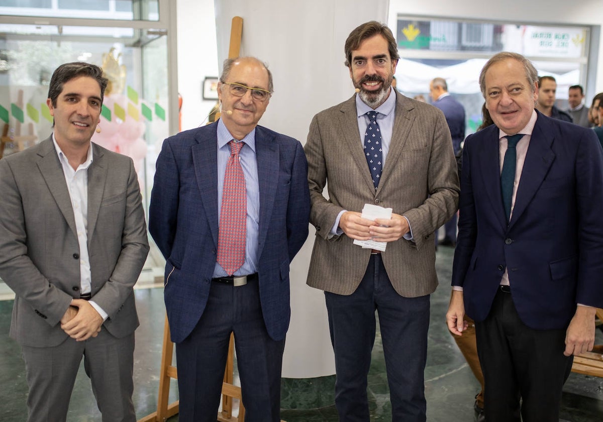 Rafael Márquez, Álvaro Gómez, Luis Montoto y Álvaro Rodríguez Guitart