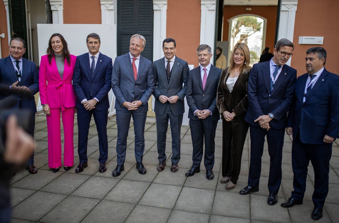 La presentación de la planta de metanol verde en Huelva, en imágenes