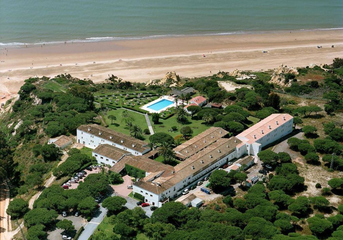 Vista aérea del Parador de Mazagón