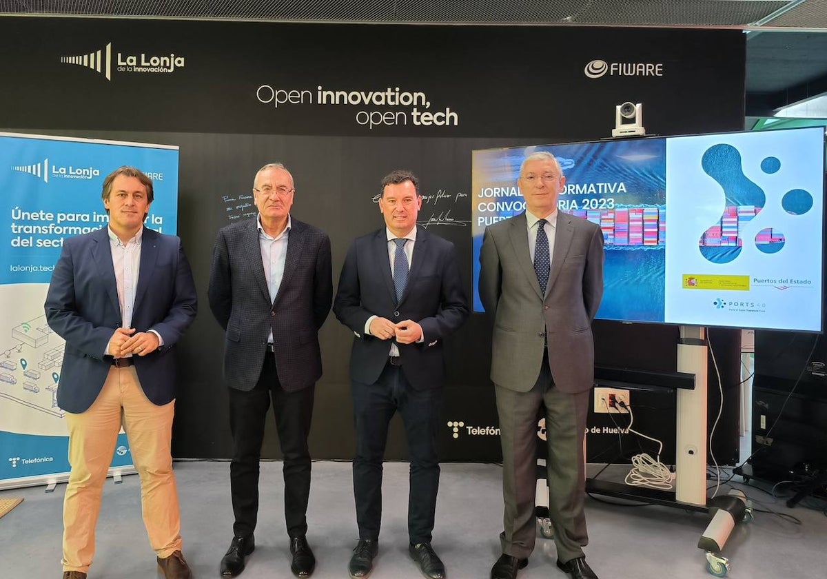 De izquierda a derecha, Óscar Pernía, José Llorca, Alberto Santana e Ignacio Álvarez-Ossorio