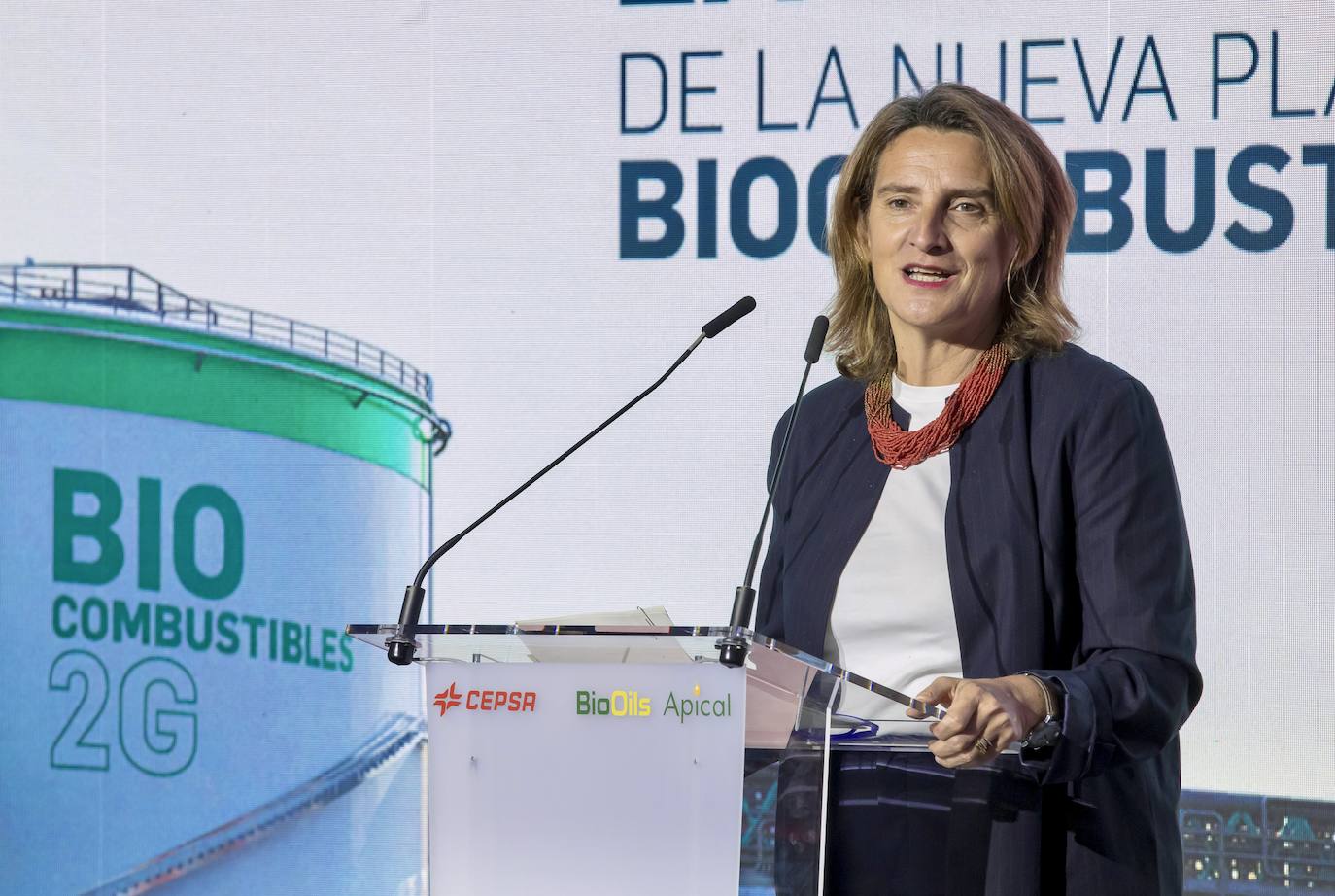 La colocación de la primera piedra de la planta de biocombustibles 2G, en imágenes