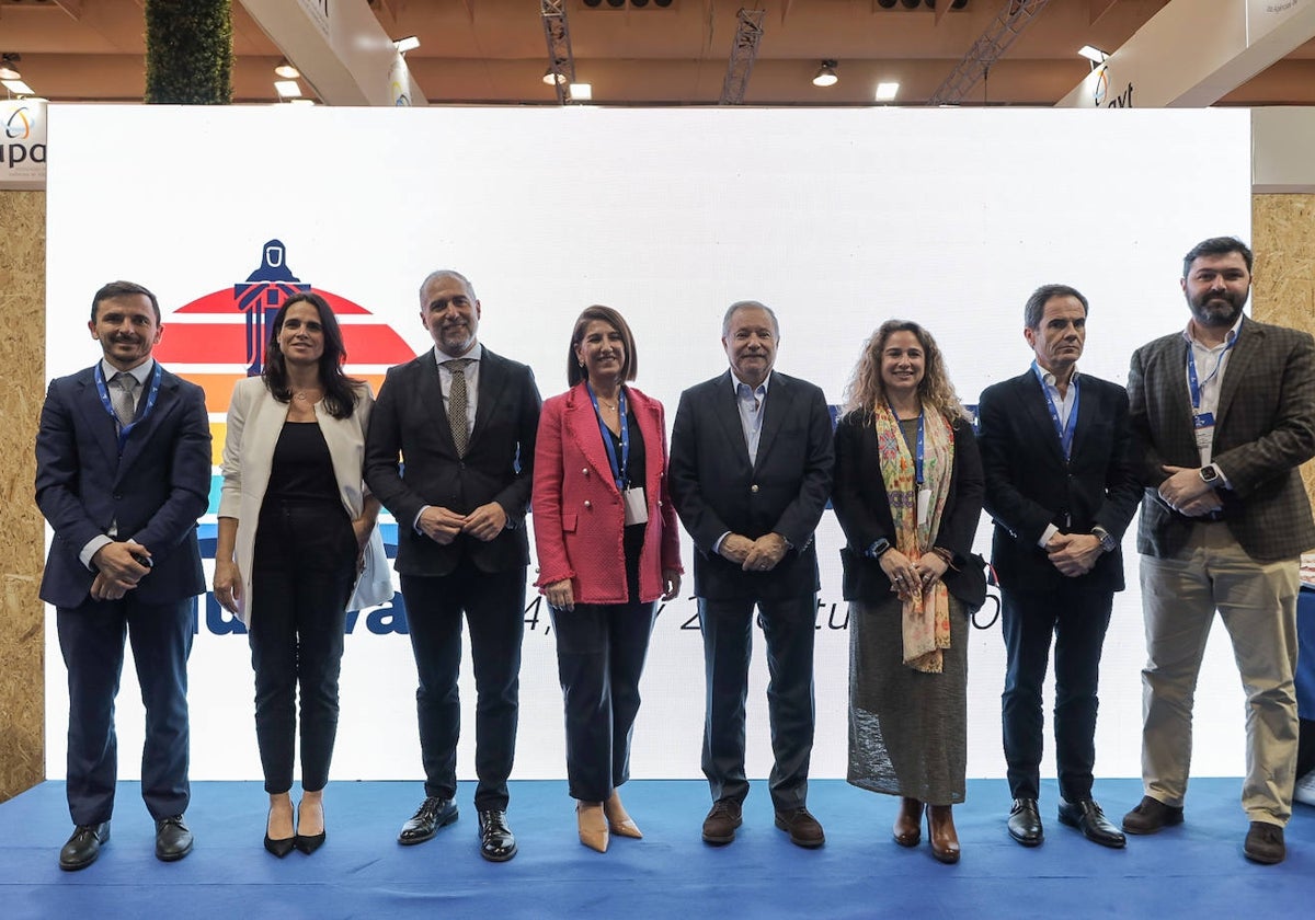 Representantes de las instituciones de Huelva en Lisboa