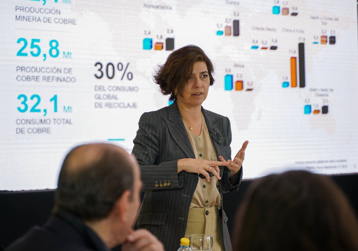 La directora general de Atlantic Copper, Macarena Gutiérrez