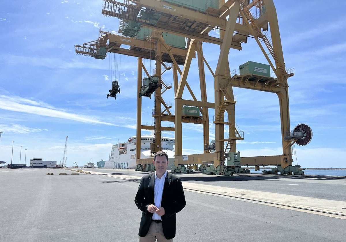 Alberto Santana, presidente del Puerto de Huelva