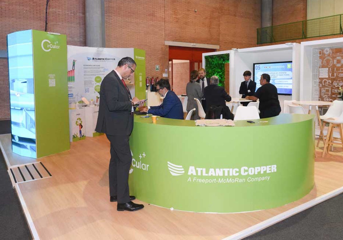 El stand de Atlantic Copper en la edición de 2022