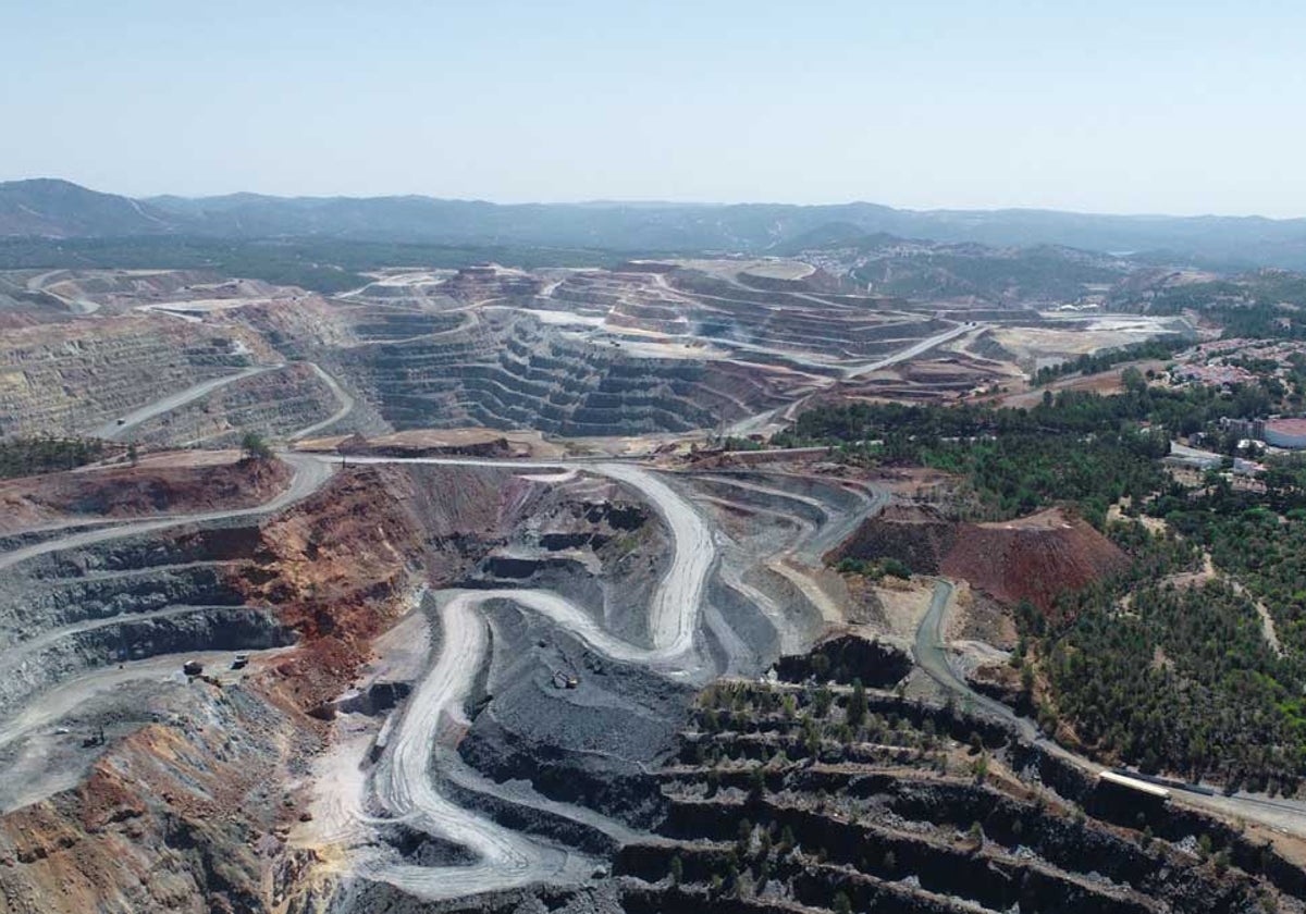 Panorámica de la mina de Riotinto