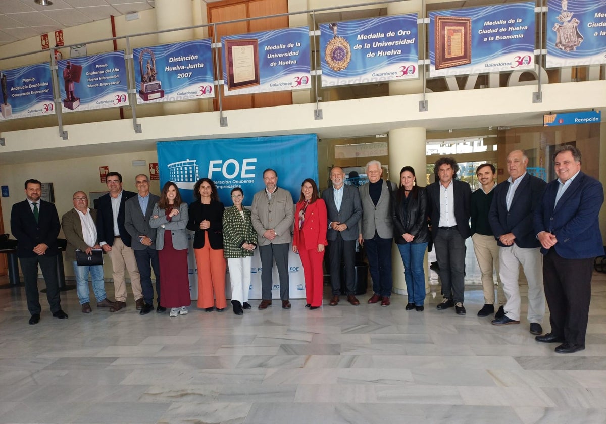 El jurados de los Premios Empresarios del Año que concede la FOE y la Fundación Cajasol