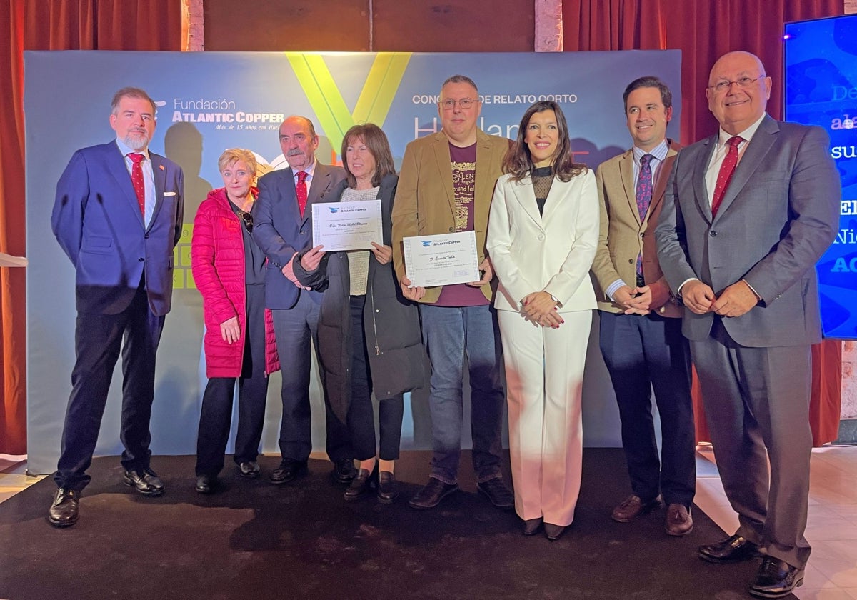 Ernesto Tubía ha recibido el premio del concurso 'Hablando en Cobre' de la Fundación Atlantic Copper