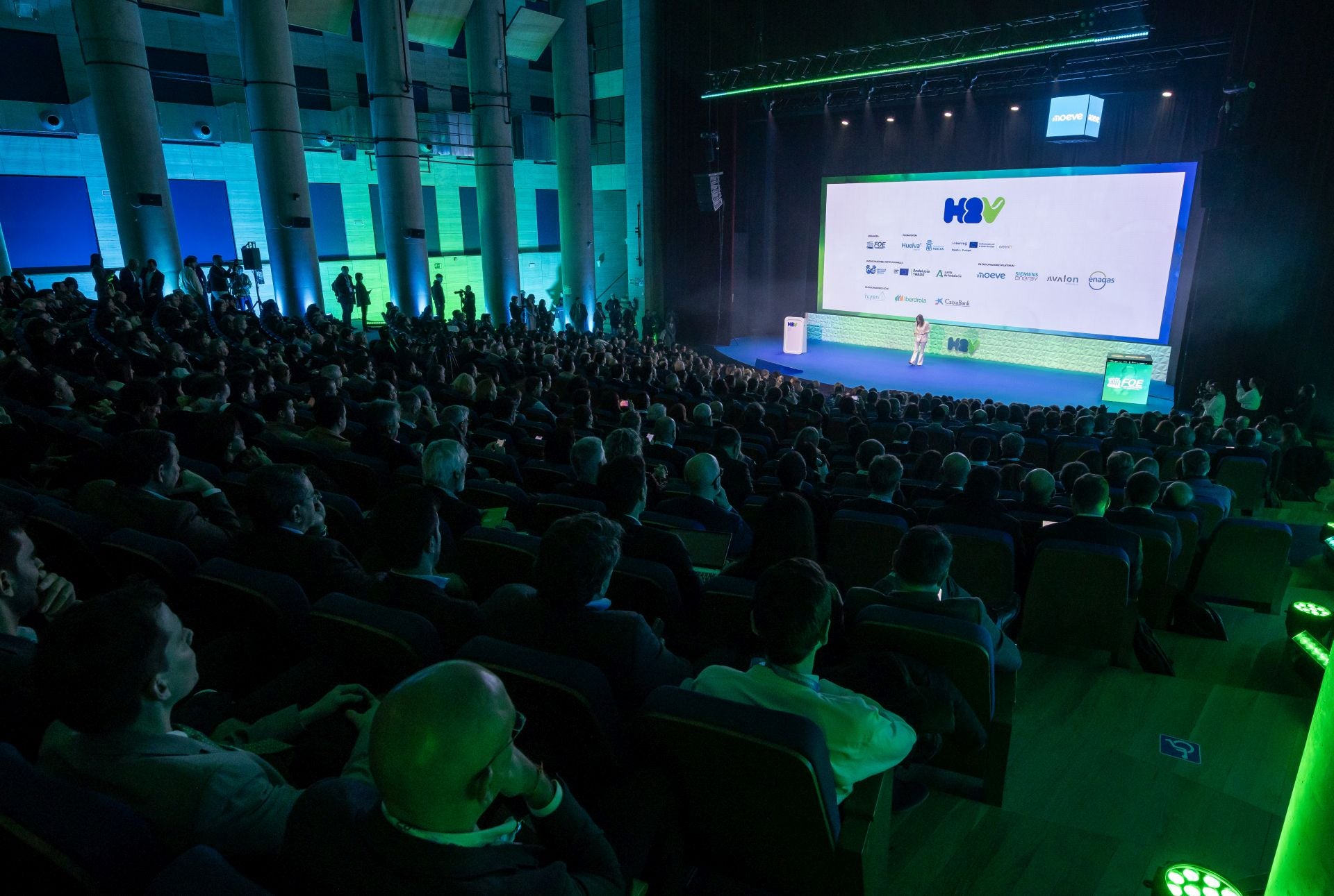 Las imágenes de la inauguración del II Congreso del Hidrógeno Verde en Huelva