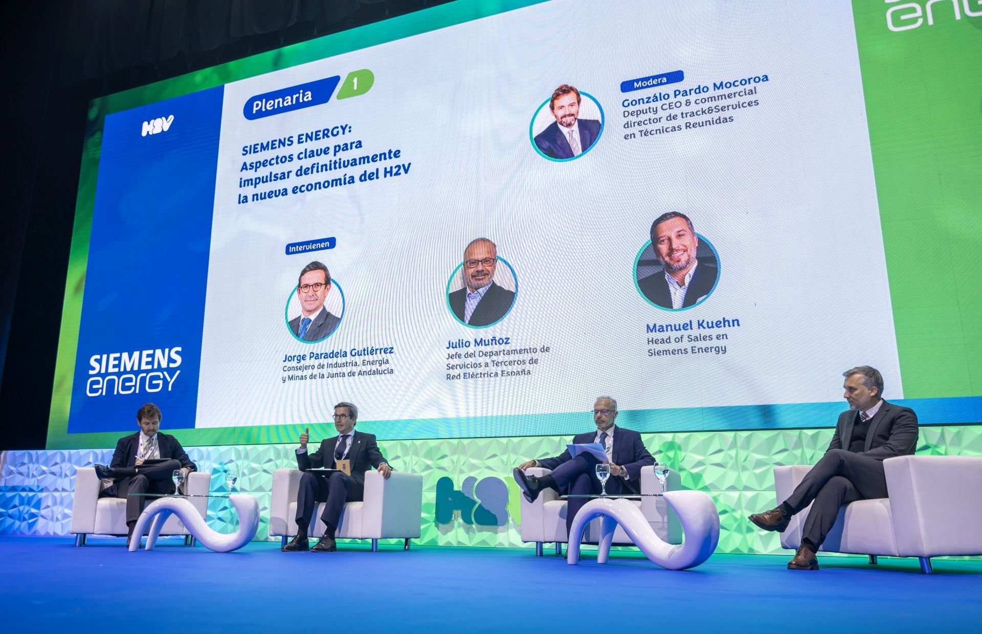 Las imágenes de la inauguración del II Congreso del Hidrógeno Verde en Huelva