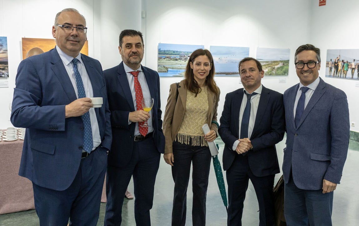 José Luis Oñate, Ramón Gento, Rocío Mora, Carlos Alonso y Juan Luis Jiménez