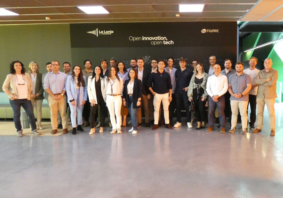 Miembros de las empresas que se incorporan a la Lonja de la Innovación