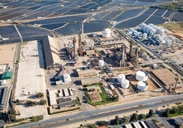 La planta de Fertiberia en Palos de la Frontera