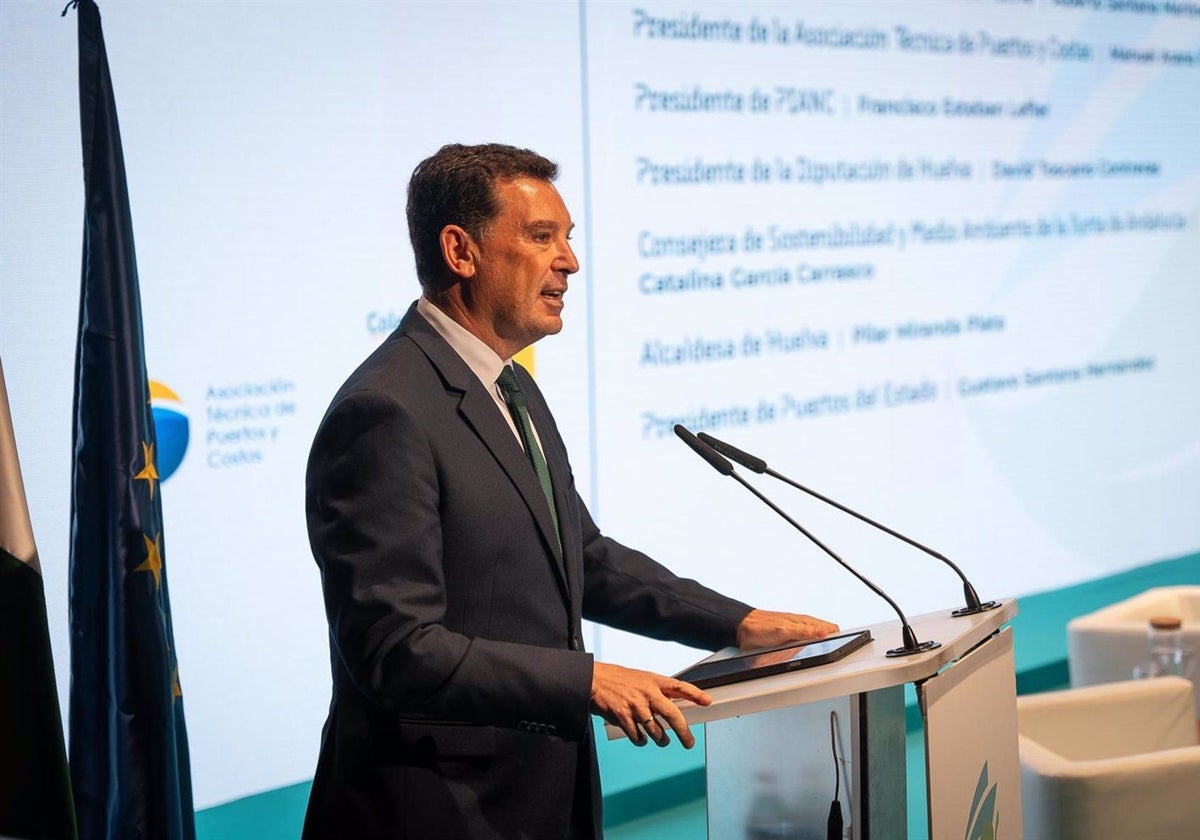 Alberto Santana, presidente del Puerto de Huelva