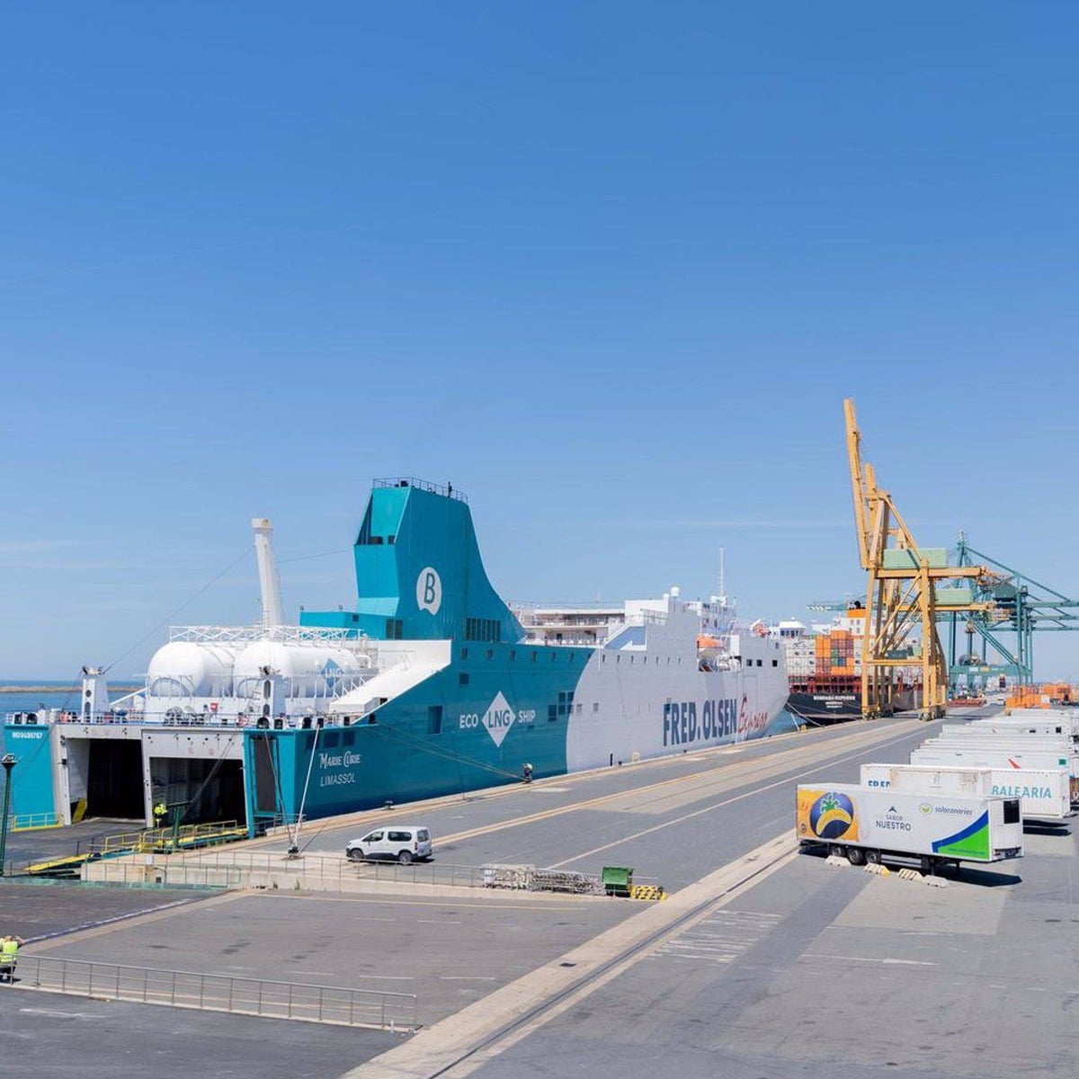 Muelle Sur del Puerto de Huelva