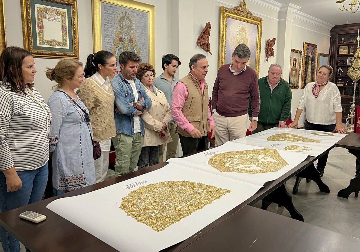 Presentación de las últimas piezas del proyecto a la Hermandad Matriz de Almonte