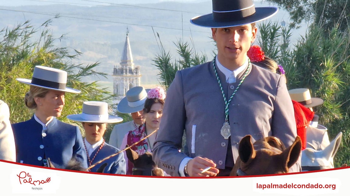 La salida de la hermandad del Rocío de La Palma, en imágenes