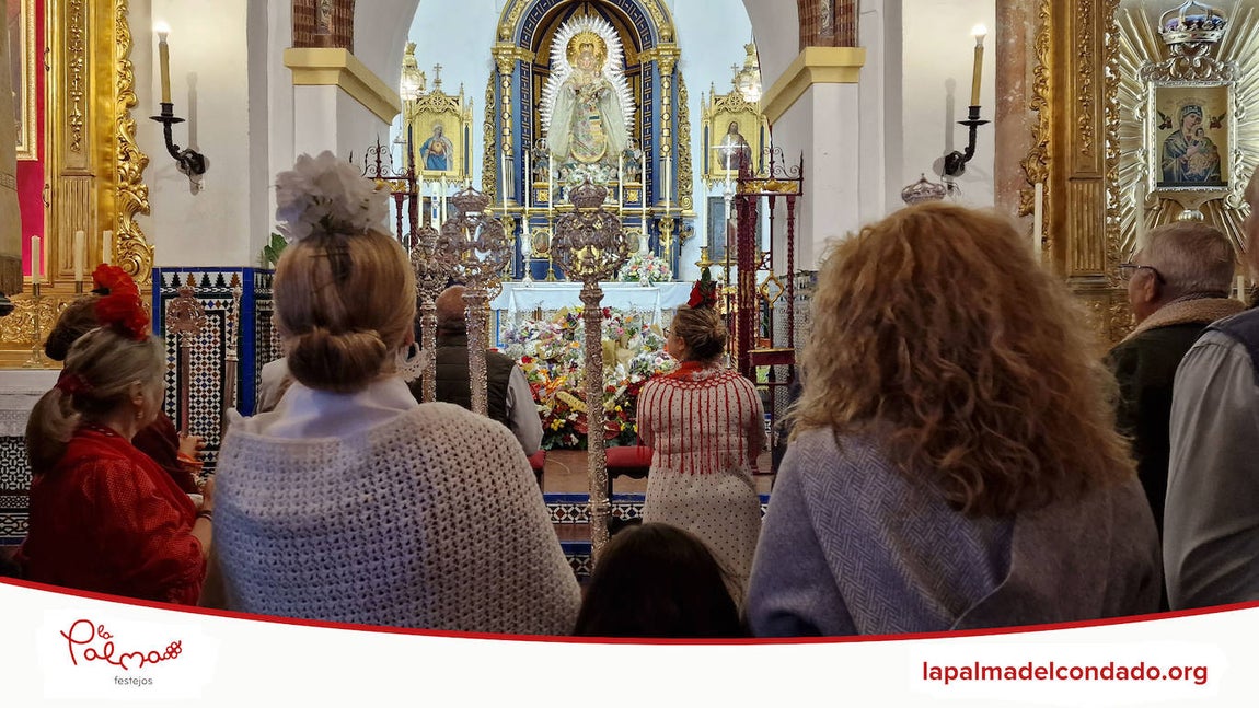 La salida de la hermandad del Rocío de La Palma, en imágenes