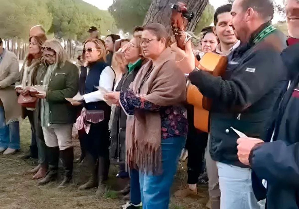 Convivencia en Gato de la Hermandad del Rocío de Huelva de otro año