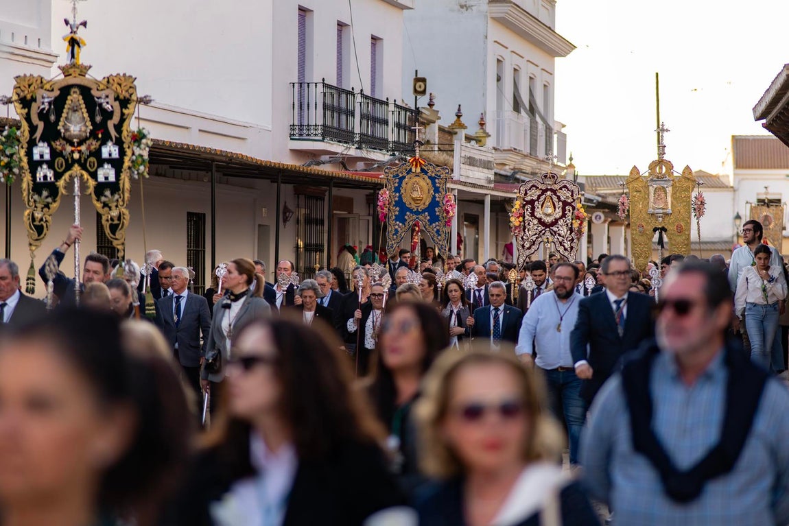 El rosario jubilar rociero, en imágenes