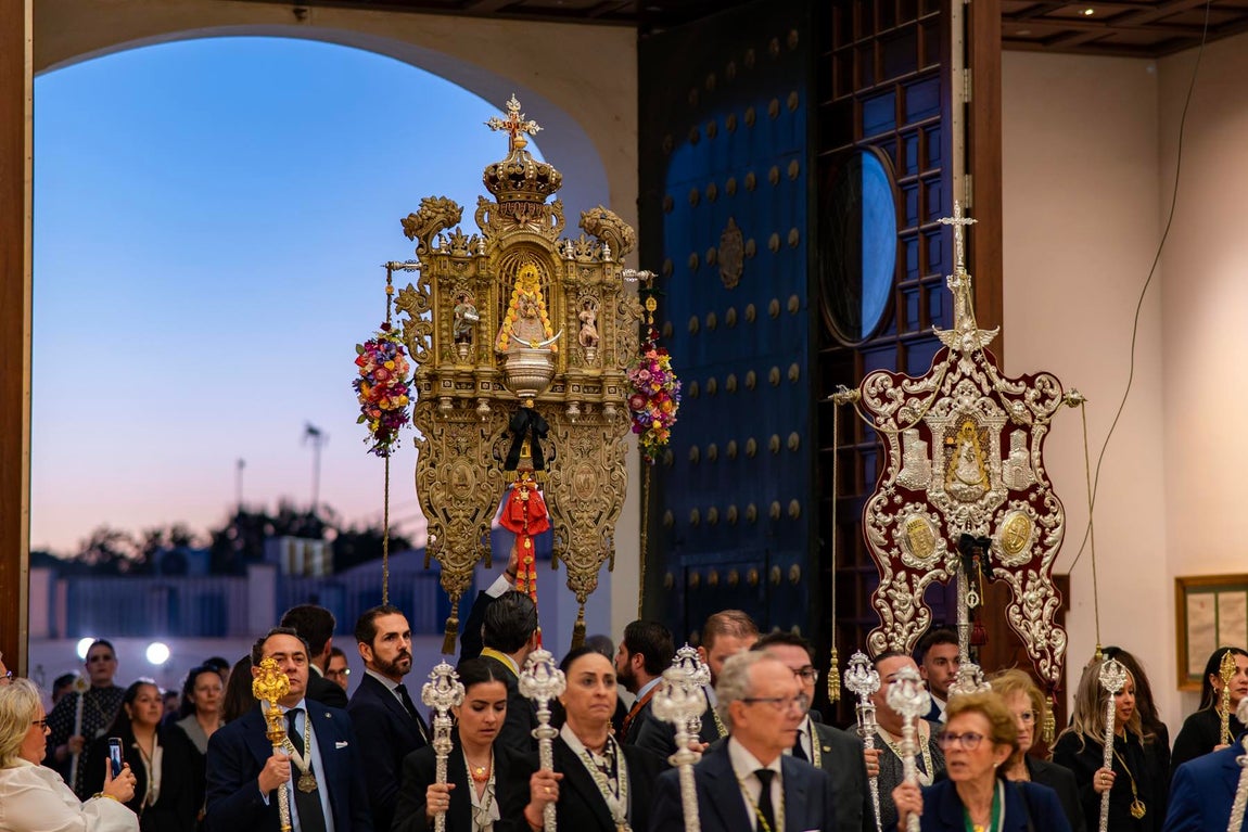 El rosario jubilar rociero, en imágenes