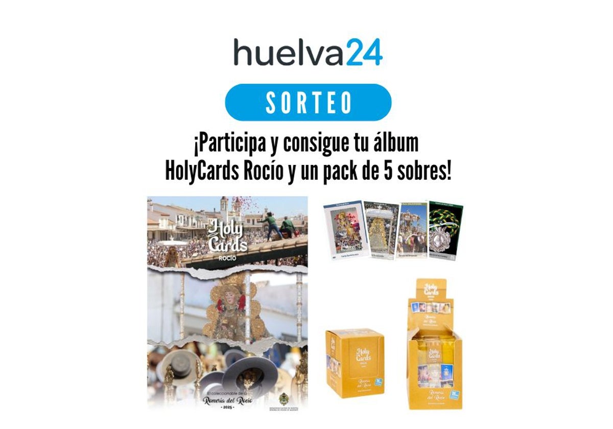 Consigue gratis el nuevo álbum HolyCards Rocío 2025 y cinco sobres de cromos