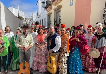 Antonio Caballero y Lauri Garrido, trovadores por sevillanas de cada salida rociera de Moguer