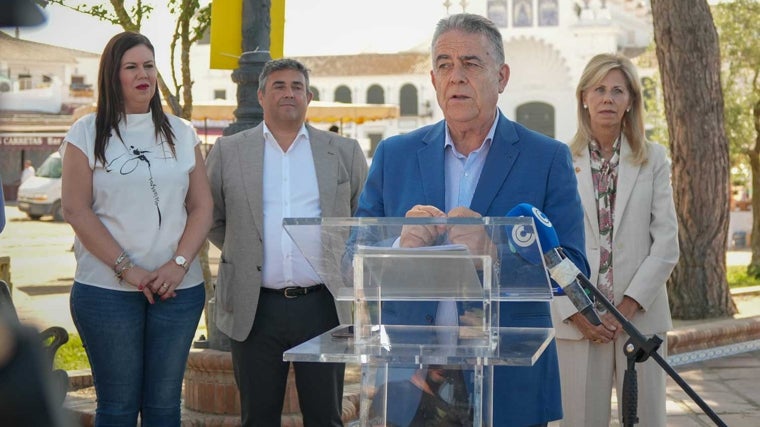 El alcalde durante su intervención