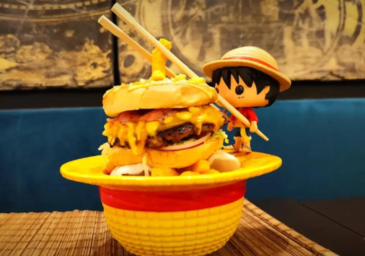 Esta es la hamburguesa de One Piece que te puedes comer en un restaurante de Huelva