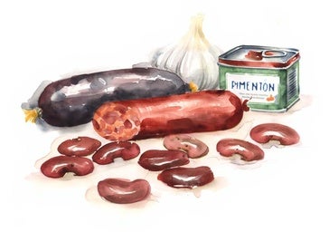 Un potaje andaluz tapado por la fama de la fabada asturiana: las alubias con chorizo