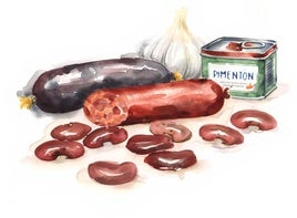 Un potaje andaluz tapado por la fama de la fabada asturiana: las alubias con chorizo